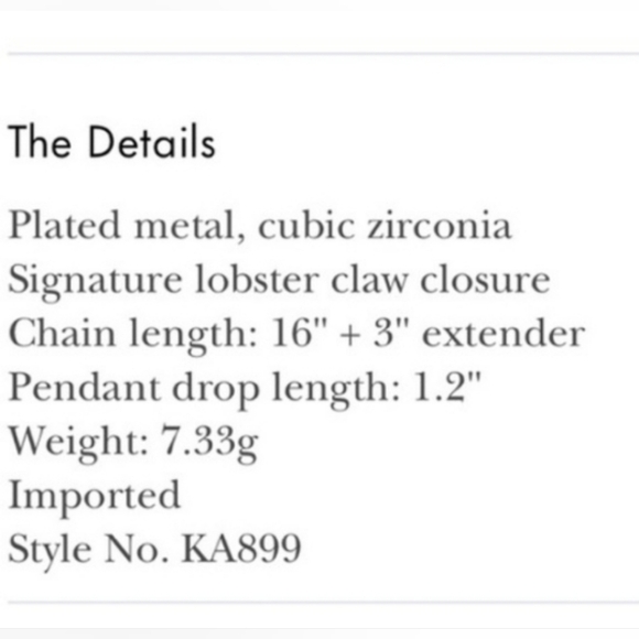 🔹️Kate Spade🔹️ Year Of The Rabbit Pendant Necklace And Earring Bundle - Picture 6 of 10